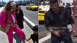 İstanbulda turistle tartışırken hayasız hareketlerde bulunanlar gözaltında