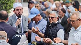 Görüntü Türkiyeden! Vatandaşlar toplanıp şükür duası yaptı