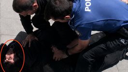 Çorluda iki polisimizi şehit eden saldırganın yakalanma anı kamerada