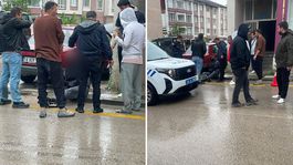 Bolu’da yabancı uyruklu şahıs kendisini uyaran polislere saldırdı