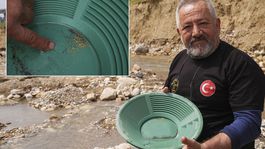 İlçeye gelip gram gram altın arıyorlar! Günde 5 gram bulan var