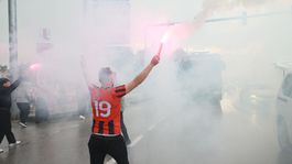 Süper Lige yükselen Çorum FK, kentte coşkuyla karşılandı