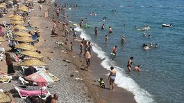 Bodrum sahillerinde bayram yoğunluğu