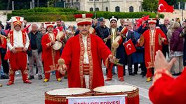 İstanbulda fetih coşkusu! Mehteran gösterisine yoğun ilgi