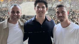 Mert Hakan Yandaş ve Kerim Rahmi Koç dev konseri beraber izledi