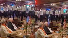 Alanya’da bir restoranda sergilenen performans turistleri şaşkına çevirdi