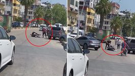 Trafikte dehşet! Pompalı tüfekle yol kesip sürücüyü darbettiler