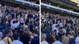 Oyunu kullanan Fenerbahçe taraftarı stadyumu Aziz Yıldırım sesleriyle inletti