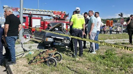 Kayseride iki otomobilin çarpıştığı kazada 3 kişi öldü, 5 kişi yaralandı
