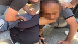 Tramvayda taciz iddiası! Yolcular darbetti: O senin kızın yaşında
