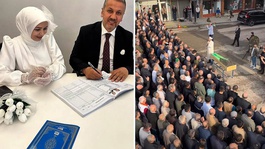 8 ay önce eşini toprağa koymuştu, yeniden evlendi