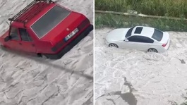 Başkenti sağanak ve dolu vurdu, yaşam durma noktasında geldi