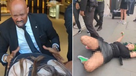 Lüks mağaza önünde ortalık karıştı! Çalışanlar neye uğradığını şaşırdı