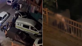 İstanbulun göbeğinde demir korkuluklara kabloyla asılı ceset bulundu
