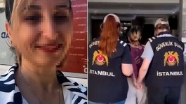 "Kapalılar imha edilsin" diyen kadına ters kelepçe