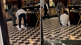 Restoranın ortasında namaz kıldı! Görüntü kullanıcıları ikiye böldü