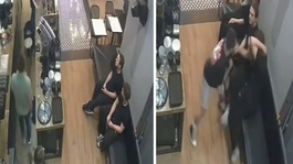Kafe çalışanına korkunç saldırı: Kemiklerini kırana kadar darbetti