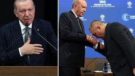 Rozetlerini Erdoğan taktı: Üç belediye başkanı daha AK Partiye katıldı