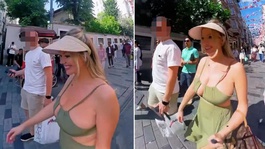 Rus kadın Taksime böyle çıktı, gelen teklifi anında reddetti