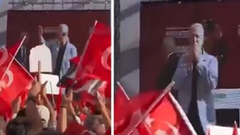 İYİ Parti’nin “Bayrak Açıyorum” mitingine Mansur Yavaş da katıldı