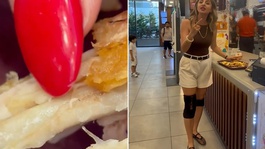 Ünlü fast food zincirinde mide bulandıran olay! Çocuğuna aldığı tavuk kurtlu çıktı