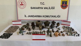 Evini kaçak müzeye dönüştüren şahıs yakalandı
