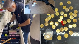 Sahte altın operasyonundan çarpıcı görüntüler! Adreslerden neler çıktı neler