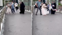 Kocasıyla ilişkiye girmeye çalışan kadını evire çevire dövdü