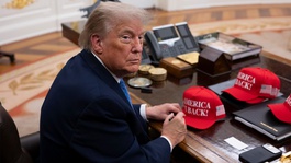 Trump, Hamaneye veda eden İranı yine tehdit etti: Tek bir atışla hepsini etkisiz hale getirebiliriz