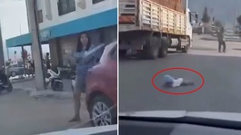 Böyle vicdansızlık olur mu? Tartışma yaşayıp minik bebeklerini yol ortasına attılar