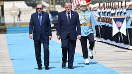 Beştepede Trumpa resmi tören