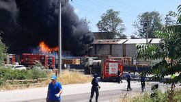 Kocaelide fabrika yangını! Alevler birden yükseldi