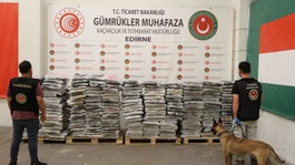 Sınır kapısında dev operasyon: Tam 1 ton 153 kilo uyuşturucu yakalandı