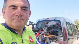 Bisikletli Semih Özer otomobil çarpması sonucu hayatını kaybetti