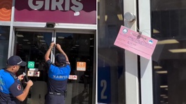 Dev market zincirine ikinci şok! Aynı şube yeniden mühürlendi