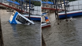Yolcu otobüsü nehre düştü! Kameralara yansıyan dehşet