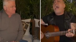 İşte Haluk Leventin Hüseyin Başarana özel konser verdiği anlar