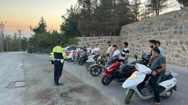 Motosiklet sürücülerine 3,9 milyon lira ceza