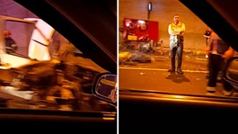 Tünelde feci kaza: 3 ölü, 1 ağır yaralı