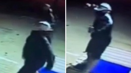 Mersinde araç camını kıran şüpheli yakalandı