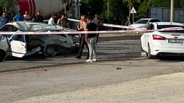 Ankarada feci kaza: 1 ölü, 2 yaralı