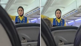 Çekmeyin dedi, dinletemedi! Kadın hostesin kendisini çeken yolculara tepkisi viral oldu!