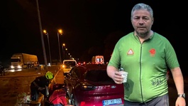 Bisikletli öğretmenin kahreden sonu: 2 otomobil peş peşe çarptı