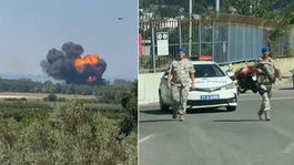 Yalovada F-16 eğitim uçağı düştü