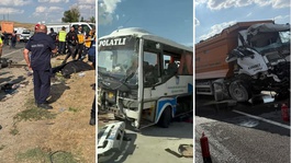 Ankarada korkunç kaza: Ölü ve yaralılar var