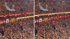 Galatasaray tribünlerinden "Mustafa Kemalin askerleriyiz" tezahüratı