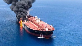 Hürmüz Boğazında bir tanker saldırıya uğradı