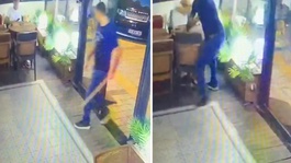 Sopayla öldüresiye dövdü