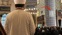 Camiye asılan uyarı yazısına bakın! Yorum bombardımanına tutuldu