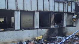 Belçikada İsrail bağlantılı şirketin BATS binası Liegede kundaklandı